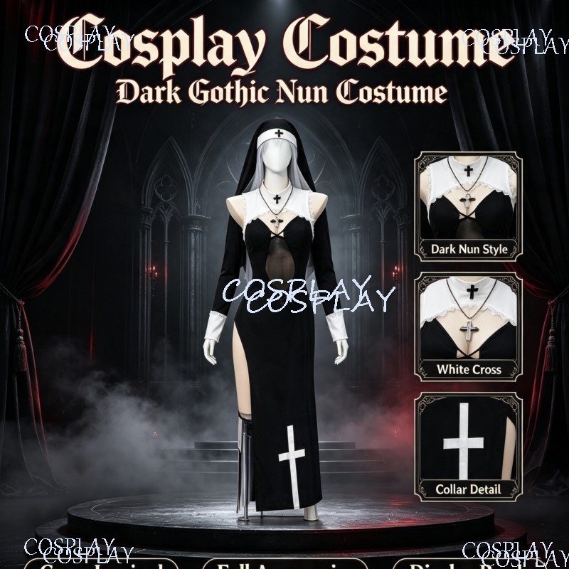 Anime Cosplay Photoshoot - High Slit Uniform Suit For Halloween