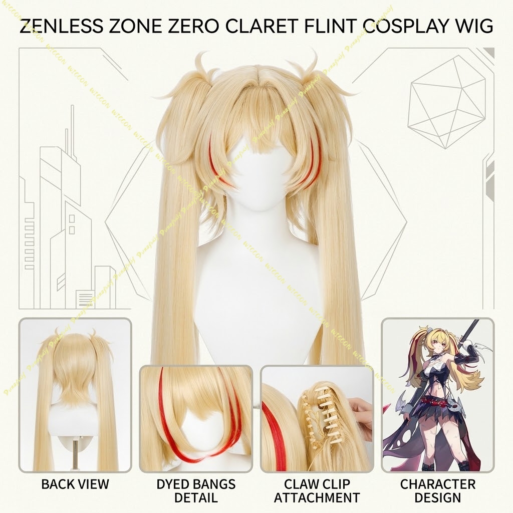 GCharacter Claret Flint Custom - Anime Cosplay Photoshoot ulasan dan harga