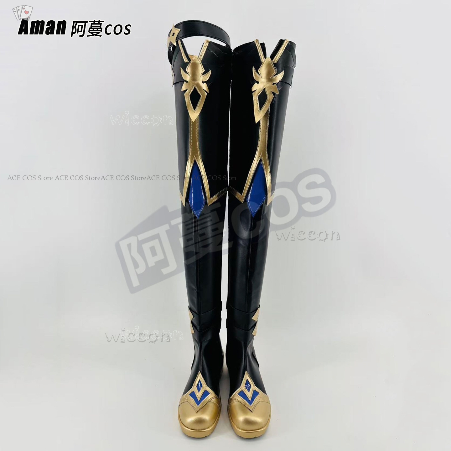 Genshin Impact Lohen High Knee - Anime Cosplay Plus Size ulasan dan harga
