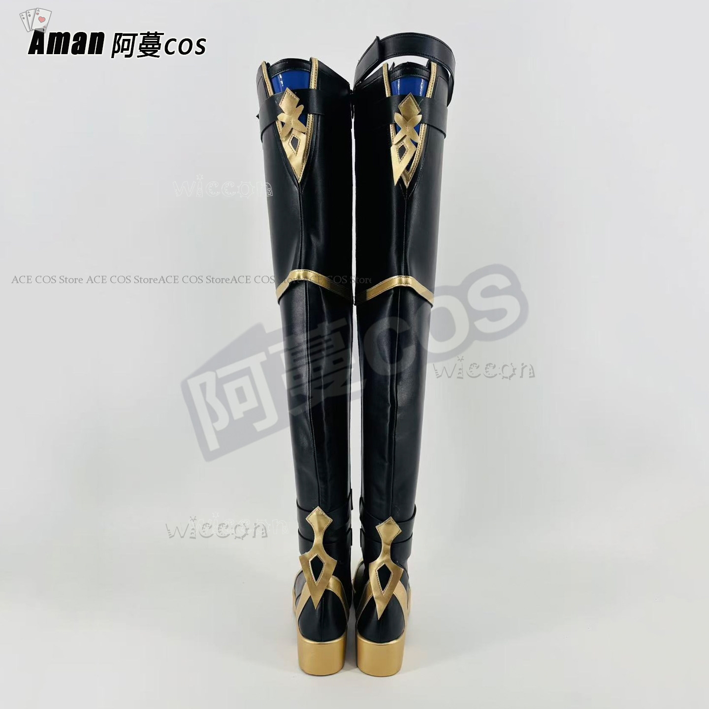 Genshin Impact Lohen High Knee - Anime Cosplay Plus Size ulasan dan harga