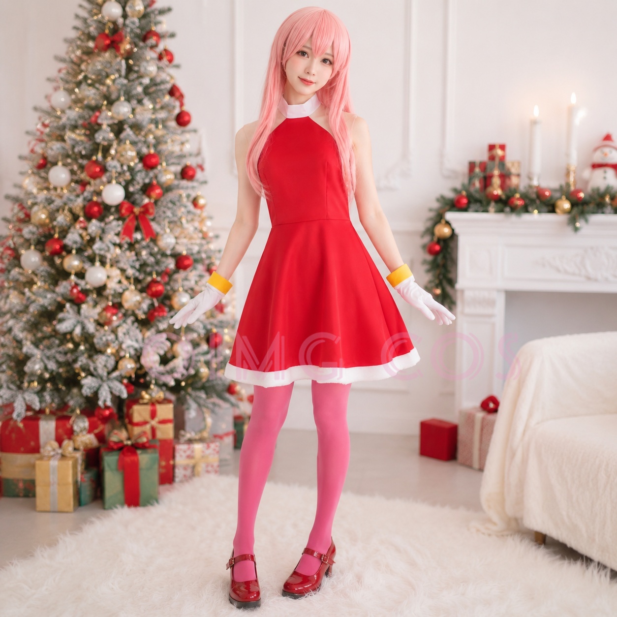 Amy Rose Cosplay Costume Adult - Anime Cosplay Dress For Women ulasan dan harga