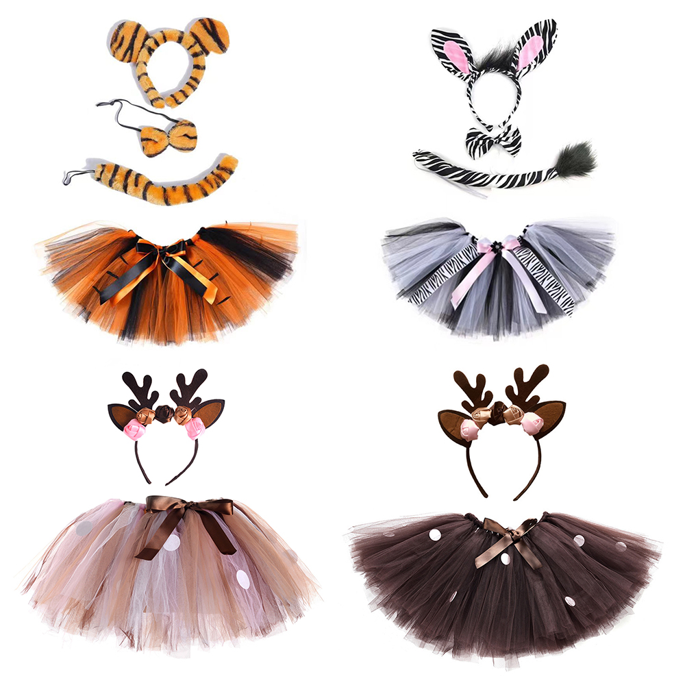 Tiger Musk Deer Zebra Tutu Ski - Anime Cosplay Photoshoot ulasan dan harga