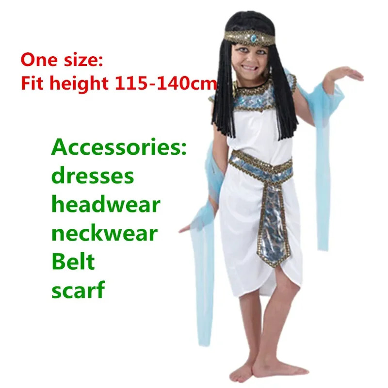 Children White Egyptian Pharao - Egypt Cosplay Anime ulasan dan harga