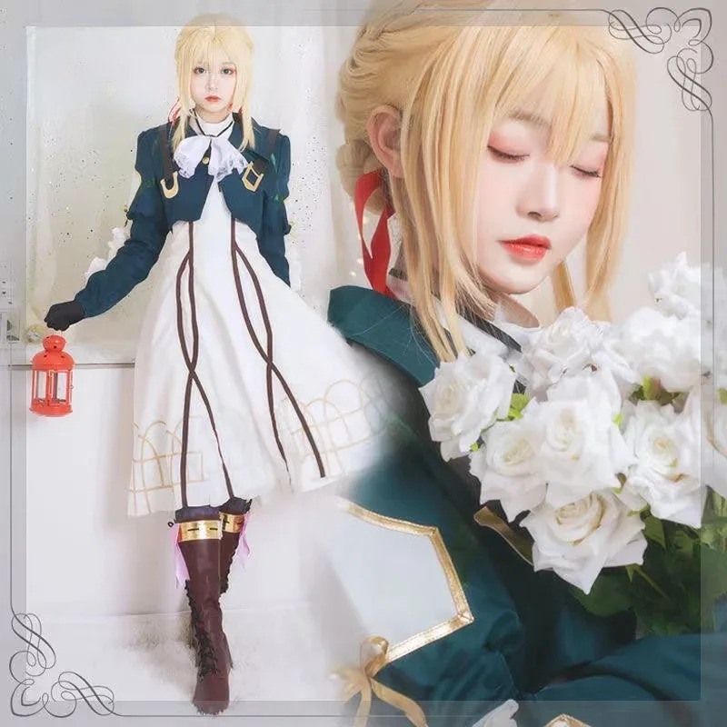 Anime Violet Evergarden Cospla - Violet Evergarden Dress ulasan dan harga