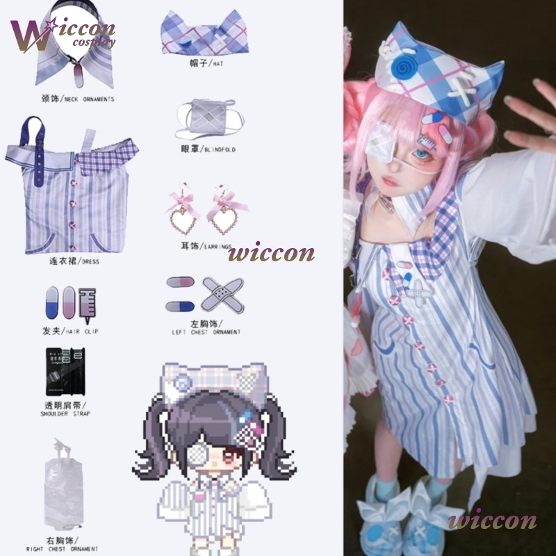 Eyepatch Jirai Kei Infinity Ni - Anime Cosplay Girl Ideas ulasan dan harga