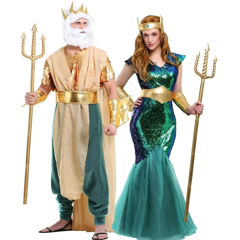 ❤2026✚Women Sea Siren Mermaid  - Egypt Cosplay Anime ulasan dan harga