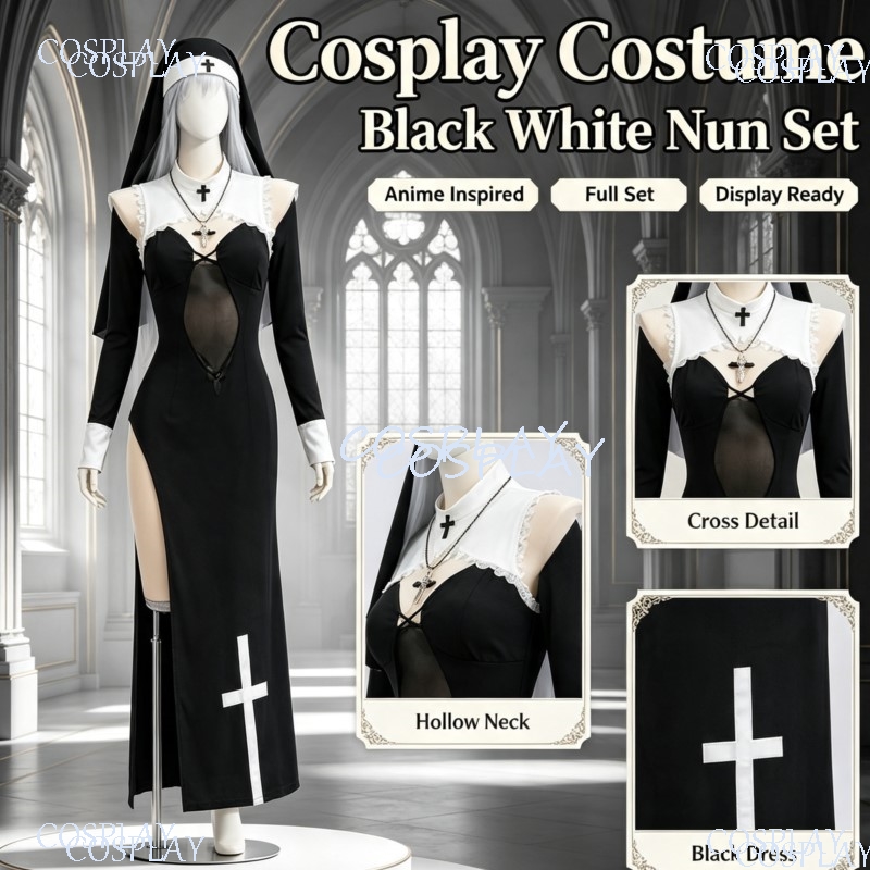 High Slit Uniform Suit For Hal - Anime Cosplay Photoshoot ulasan dan harga