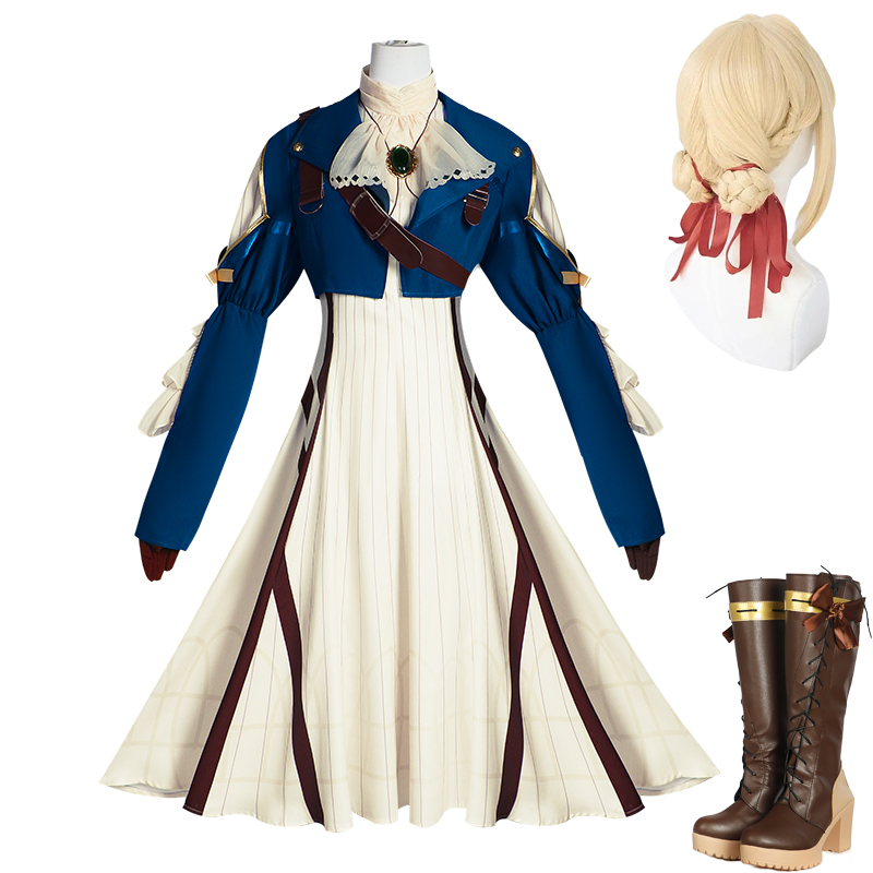 Violet Evergarden Cosplay Cost - Violet Evergarden Dress ulasan dan harga
