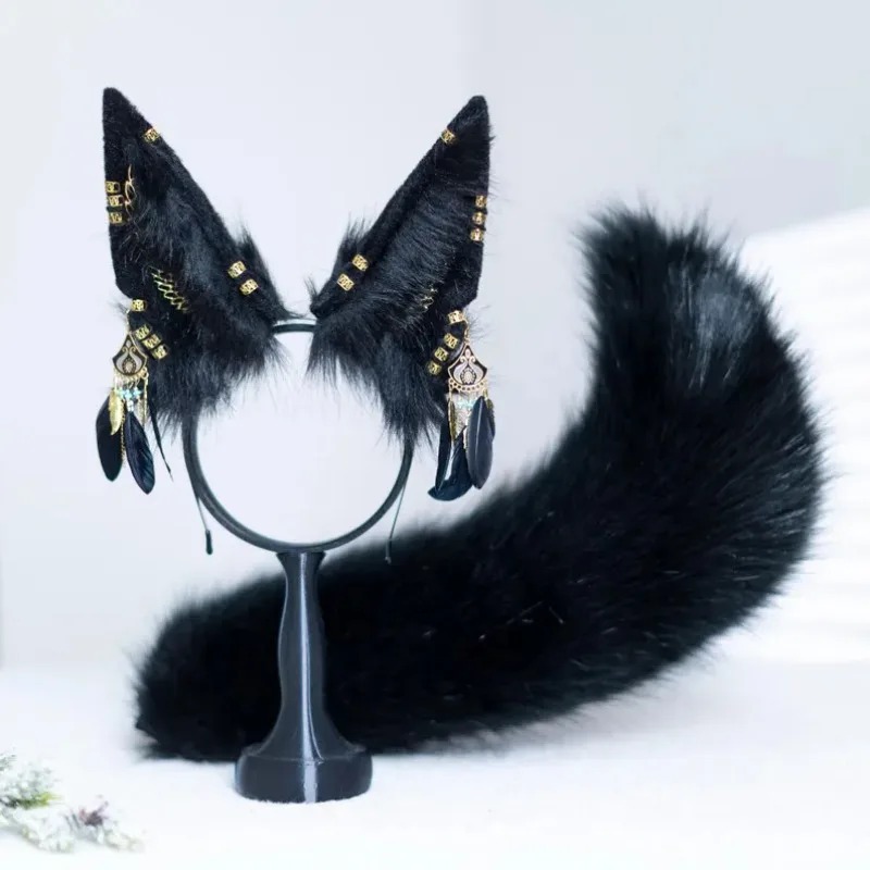 1SET LARP Cosplay Anime Ears & - Egypt Cosplay Anime ulasan dan harga