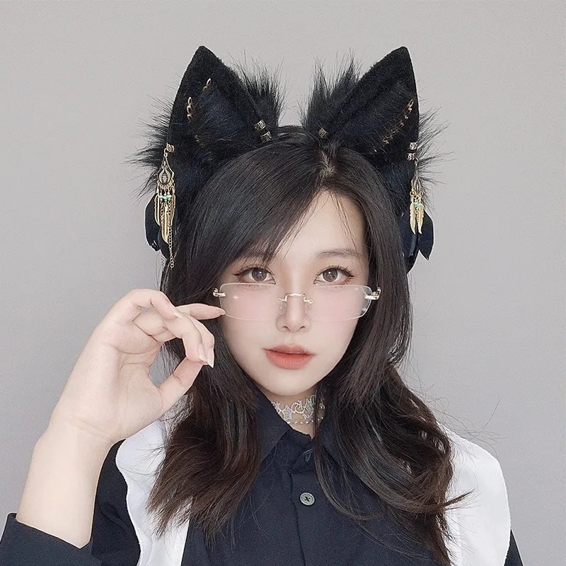 1SET LARP Cosplay Anime Ears & - Egypt Cosplay Anime ulasan dan harga