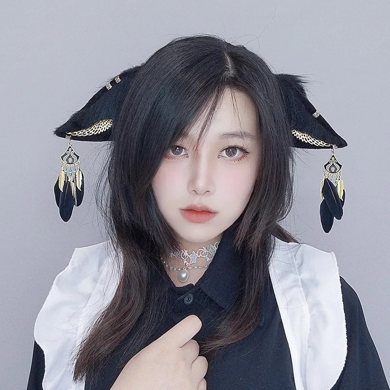 1SET LARP Cosplay Anime Ears & - Egypt Cosplay Anime ulasan dan harga