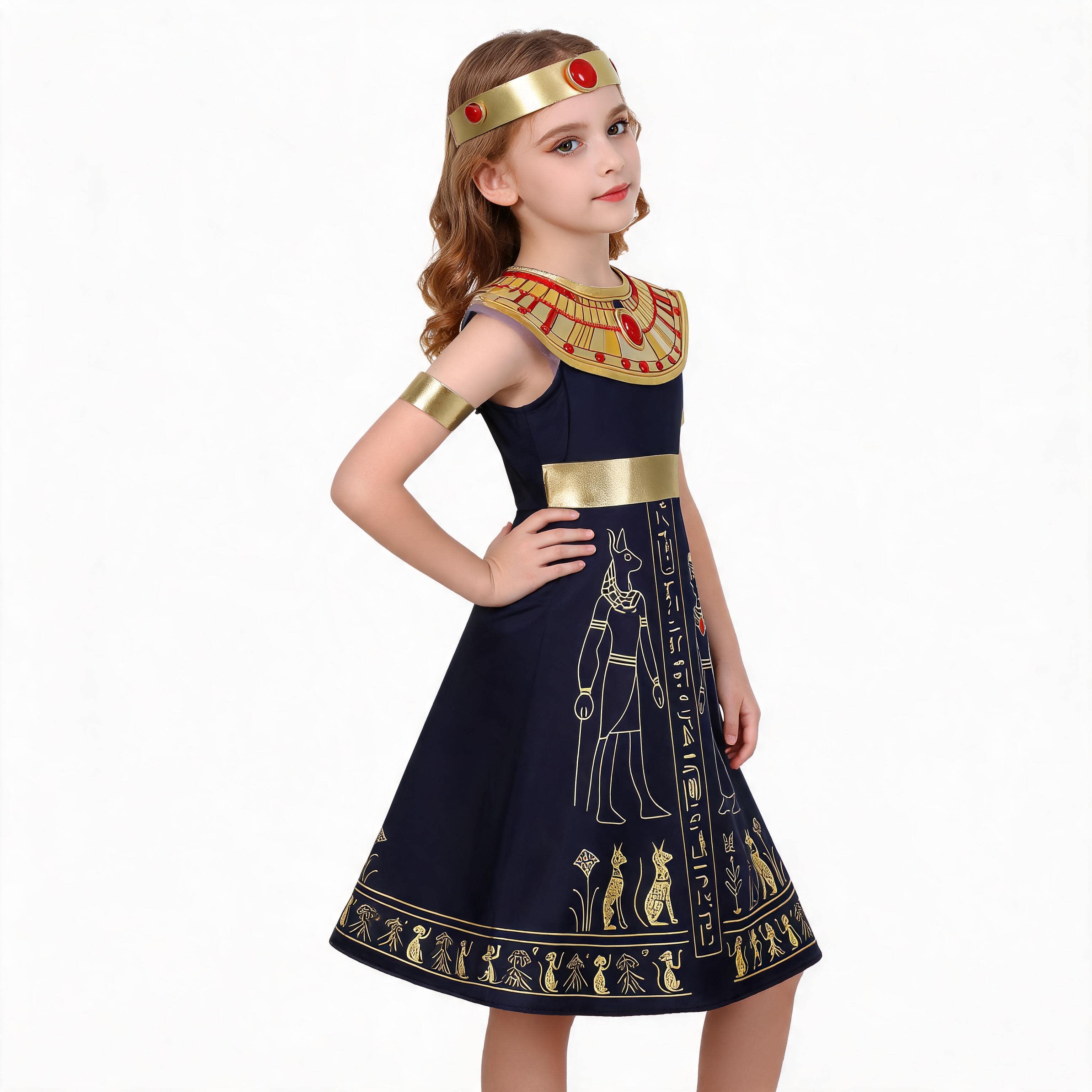 Egyptian Cleopatra Costume Kid - Egypt Cosplay Anime ulasan dan harga