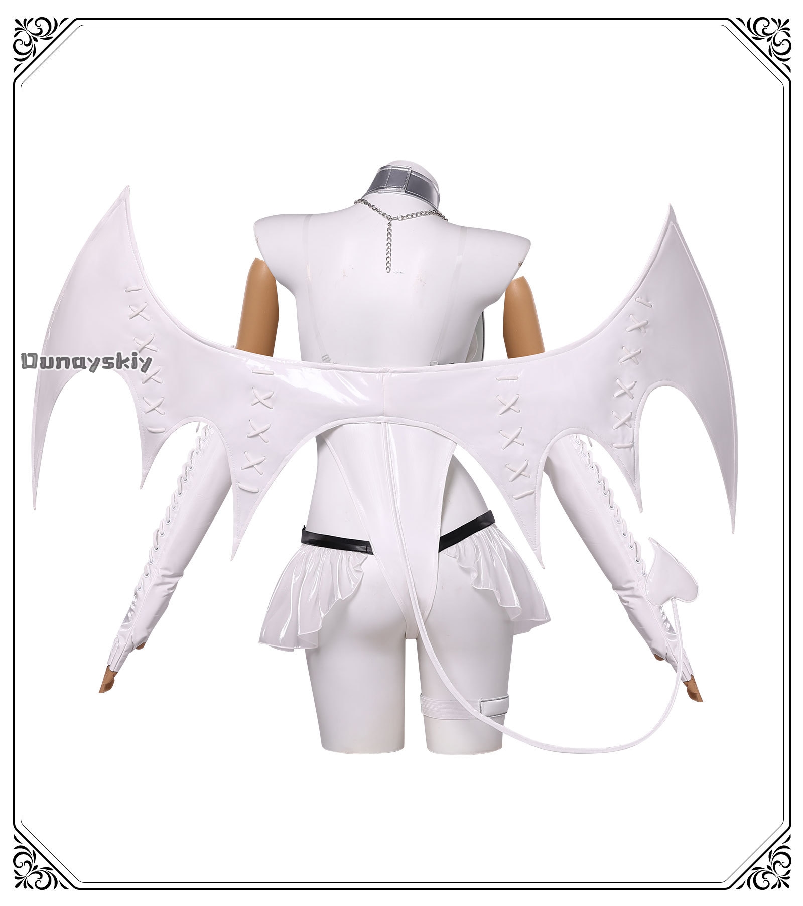 Blanc Eleg Cosplay Costume Gam - Anime Cosplay Plus Size ulasan dan harga