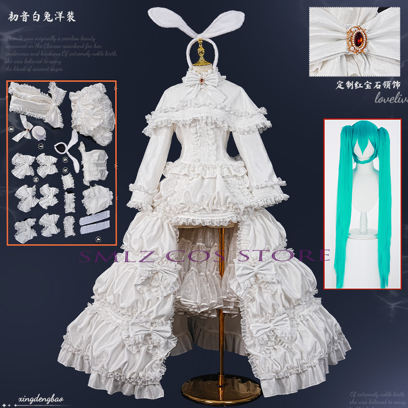 2026 Rabbit MikuuU Cosplay Ani - Anime Cosplay Dress For Women ulasan dan harga